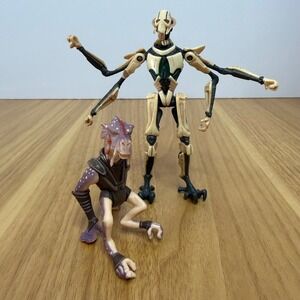 Star Wars General Grievous and The Black Series Sebulba Action Figure Lot